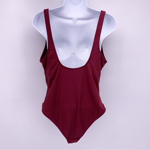 Wolf & Whistle Maroon Bathing Suit Size 40DDD - Picture 6 of 9